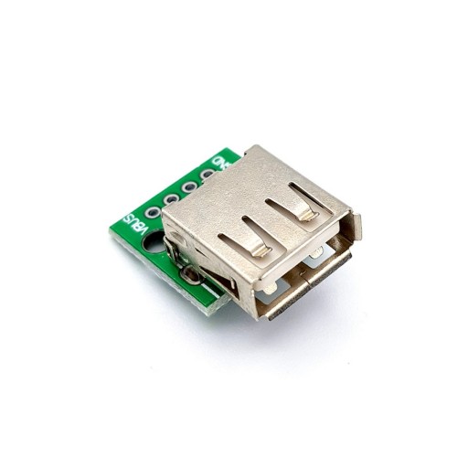 Moduł adapter gniazdo USB A(F)/4PIN 2,54mm
