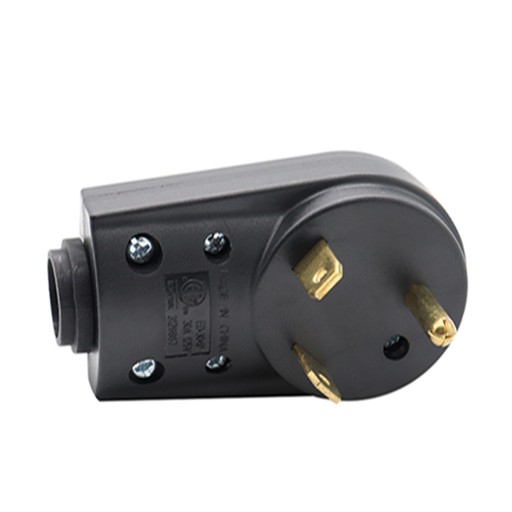 ZAMIENNA WTYCZKA MĘSKA 30A 125V WTYK RV W TYLU USA (CZARNY)