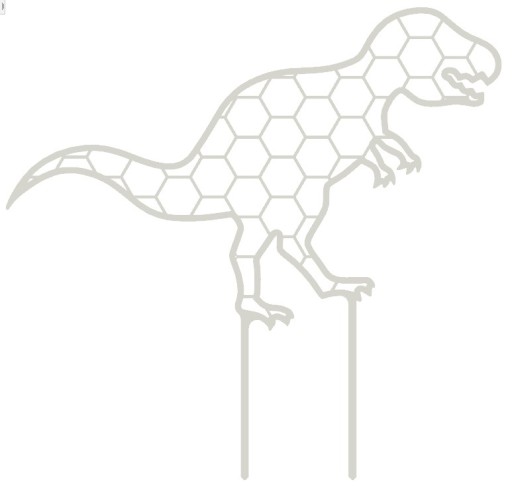 PODPÓRKA KWIATÓW ROŚLIN DRABINKA PERGOLA DINOZAUR