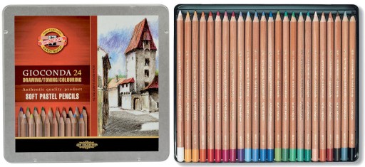 KOH-I-NOOR Pastele suche kredki GIOCONDA 24kol