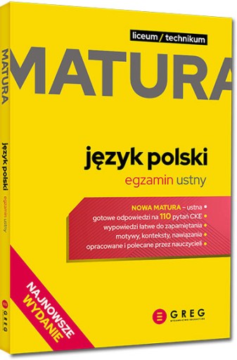 NOWA MATURA 2024 JĘZYK POLSKI EGZAMIN USTNY