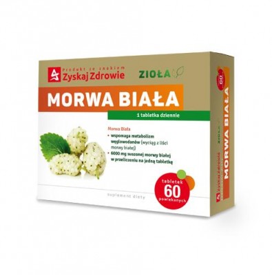 MORWA BIAŁA 60 tabletek ZYSKAJ ZDROWIE