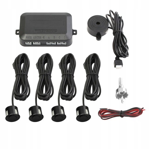 4 Sensors Buzzer 22mm Car Parking Sensor Kit Rever