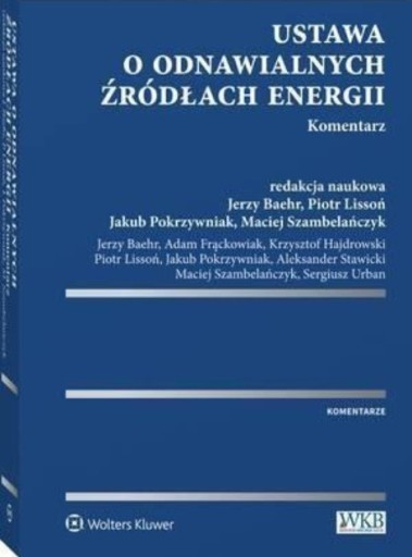 Ustawa o odnawialnych źródłach energii.