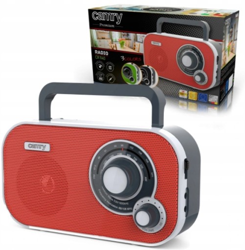 KUCHENNE RADIO PRZENOŚNE MAŁE AM/FM RETRO STYLOWE