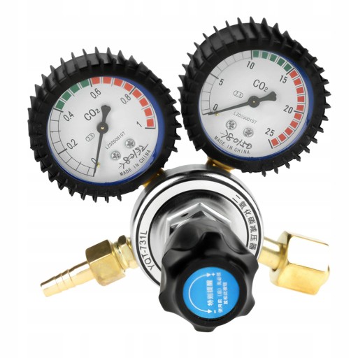 Reduktor ciśnienia CO2 G5/8 0-1MPa 0- 25MPa