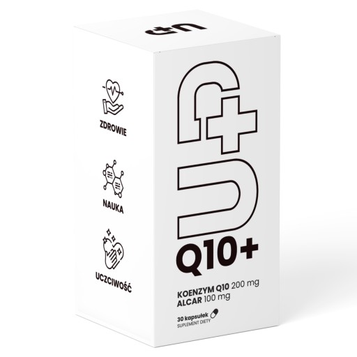 200 mg Koenzymu Q10 + 100 mg ALCAR w 1 kapsułce!