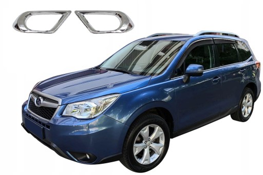 OZDOBNE RAMKI HALOGENÓW PRZÓD SUBARU FORESTER