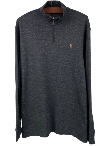 Bluzka męska long sleeve ze stójką sweterek POLO Ralph Lauren r.XL Tall