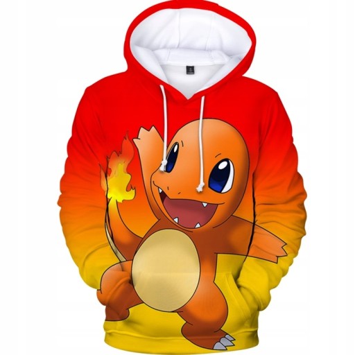 BLUZA POKEMON CHARMANDER WSZYSTKIE ROZMIARY WZORY