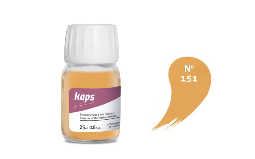 Farba do skóry naturalnej i syntetycznej - Kaps
