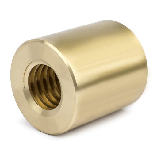 Nakrętka trapezowa brązowa cylindryczna 22x5