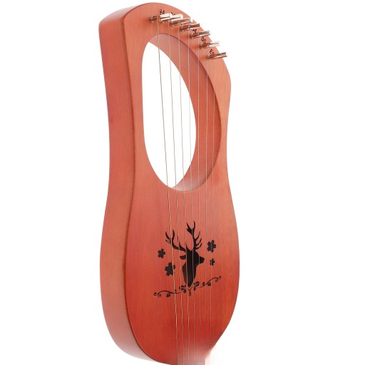 INSTRUMENTY MUZYCZNE HARFA 7-STRUNOWA VINTAGE