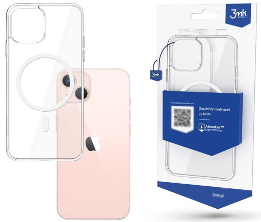 POKROWIEC PLECKI 3MK MAGCASE ETUI Z MAGSAFE DO APPLE IPHONE 14 | BEZBARWNY