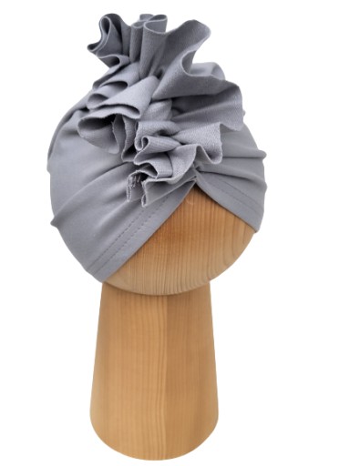 Czapka Turban Szara 52-55cm Polski Produkt