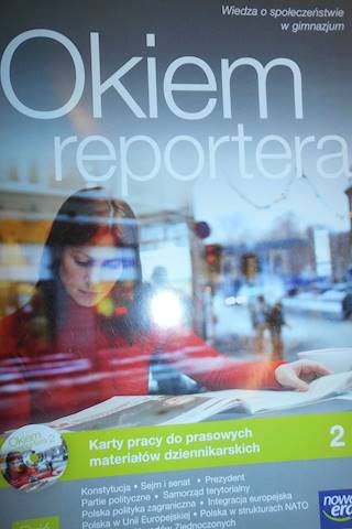 OKIEM REPORTERA - karty pracy KLASA 2 + cd