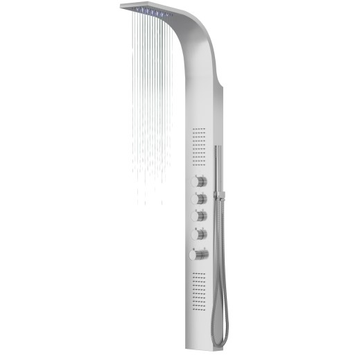 Panel prysznicowy Corsan Samsara S003 Termostat Deszczownica LED