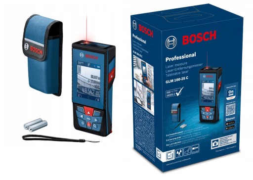 Dalmierz laserowy z kamerą Bosch GLM 100-25 C 61 - 100 m