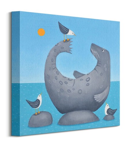 Obraz Black Ailsa Born to Fish Foka 30x30 cm