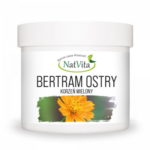 Bertram Ostry Korzeń Mielony Zioło Św Hildegardy Depresja Krew 100g NatVita