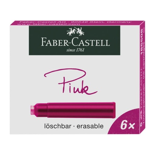 Naboje FABER-CASTELL (różowe)