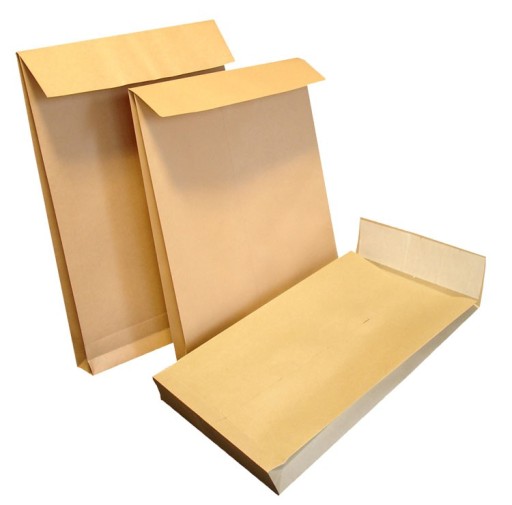 Koperty B4 250x353x38 mm brązowe 25 sztuk