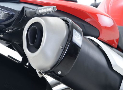 OSŁONA TŁUMIKA R&G AKRAPOVIC HEXAGONAL BLACK