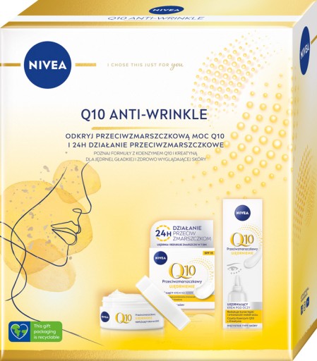 NIVEA Zestaw prezentowy dla kobietQ10 ANTI-WRINKLE