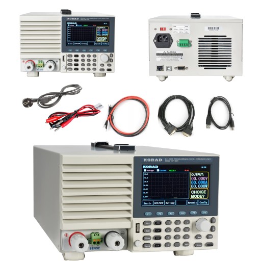 PROGRAMOWALNE OBCIĄŻENIE ELEKTRONICZNE LCD 500W max 150V KORAD od HOTAIR