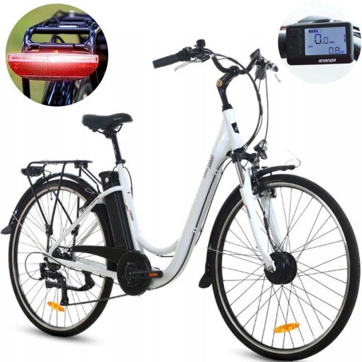 Rower elektryczny dla dorosłych ProTour RC820 250W 36V 80km 28