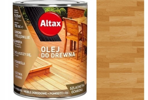 ALTAX OLEJ DO DREWNA TARASÓW 0,75L DĄB