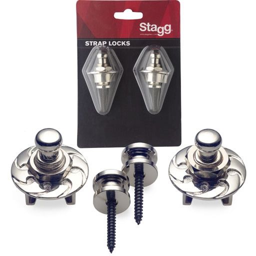 Stagg SSL1 CR straplock z blokadą