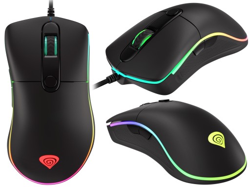 GAMINGOWA MYSZ DLA GRACZY GENESIS LED RGB 8000DPI