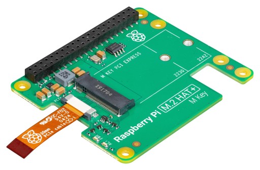 Raspberry Pi M.2 HAT+ nakładka do dysków SSD M.2 NVMe do RPI5