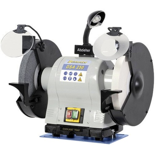 SZLIFIERKA STOŁOWA TARCZOWA 250mm +led BERNARDO