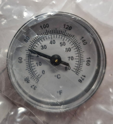 Termometr ze skalą 0-80°C Pettinaroli T39P/80
