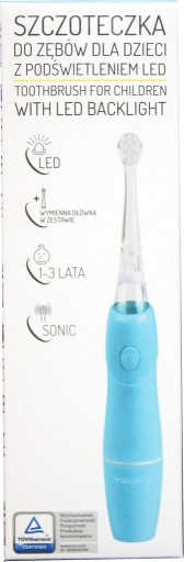 Soniczna Szczoteczka do Zębów Dzieci 1-3 lata LED