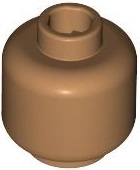 4You LEGO - 3626c GŁOWA NOUGAT ORZECH