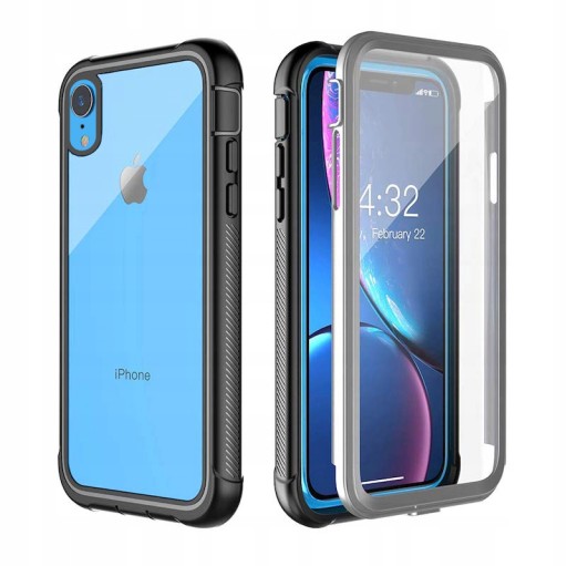 ETUI PANCERNE PRZÓD I TYŁ ARMOR 360° DO IPHONE XR