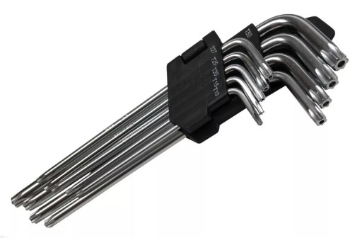 KLUCZE IMBUSOWE IMBUSY 1.5-10 KLUCZ TORX Z OTWOREM