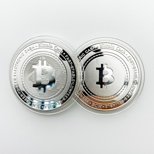 Moneta BITCOIN SREBRNA KOLEKCJONERSKA