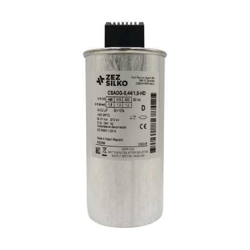KONDENSATOR ZEZ SILKO CSADG HD 1,5kVAR 440V NOWY!