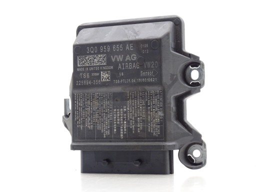MODUŁ SENSOR PODUSZEK POWIETRZNYCH AIRBAG VW PASSAT B8 3Q0959655AE