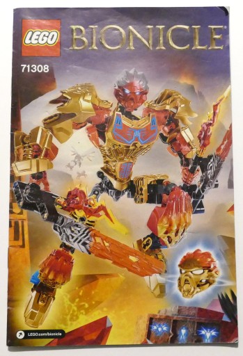 LEGO INSTRUKCJA BIONICLE 71308 TAHO
