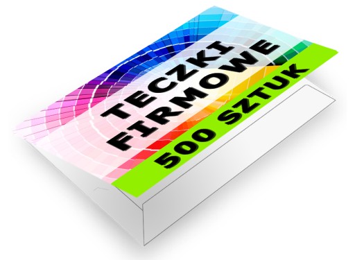 TECZKI FIRMOWE LAKIER KARTON 500 szt