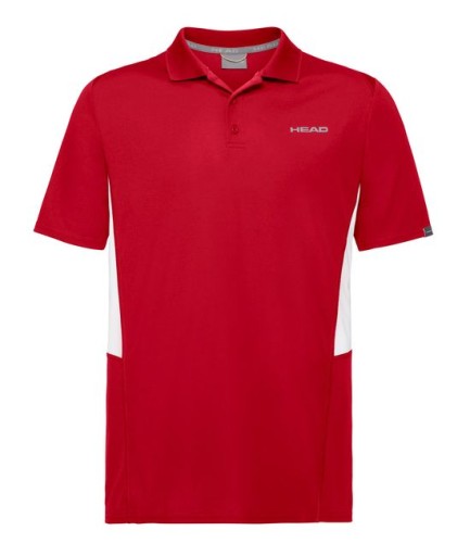 Koszulka tenisowa męska HEAD CLUB TECH POLO Czerwona L