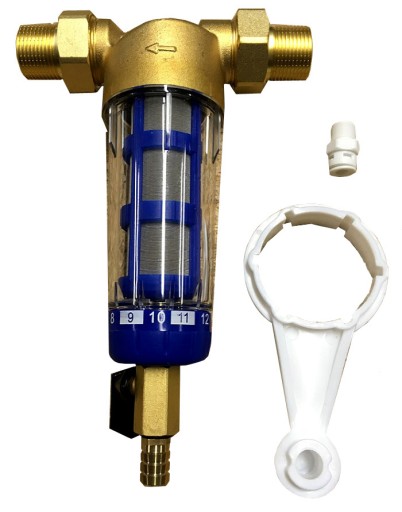 Filtr z płukaniem wstecznym PREFILTR 1” 3/4” 169
