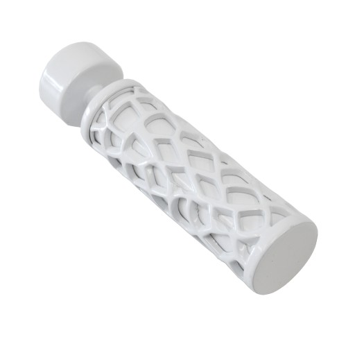 Zakończenie do karnisza 19 mm białe