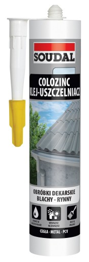 SOUDAL COLOZINC Uszczelniacz klej do blach brązowy 290ml