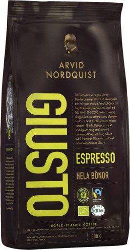 Arvid Nordquist Gius kawa Espresso ECO BIO ORGANIC